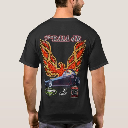 Blase Raia Jr Junior Drag Racing T-shirt (Achterkant)