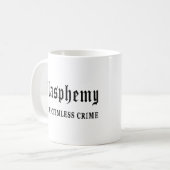 Blasfemie Koffiemok (Voorkant links)