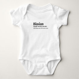Blasiaans baby-carrosseriepak romper