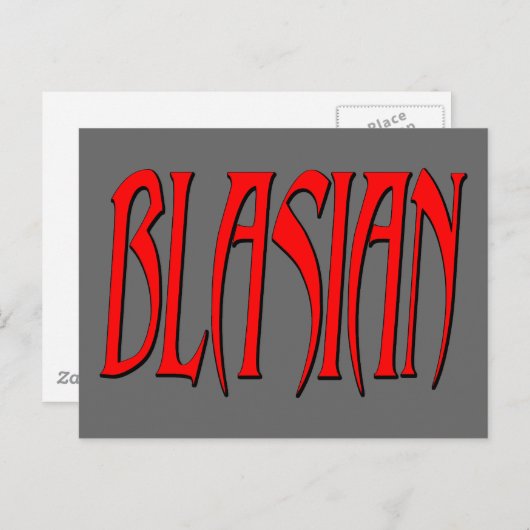 Blasiaans Briefkaart (Voorkant / Achterkant)