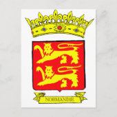 BLASON NORMANDIE BRIEFKAART (Voorkant)