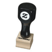 Blast Boom van Bericht van leraar personaliseren Rubberstempel (Stempel)