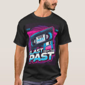 Blast From The Past Retro VHS en Floppy Disk Grap T-shirt (Voorkant)