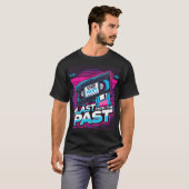 Blast From The Past Retro VHS en Floppy Disk Grap T-shirt (Voorkant volledig)