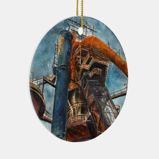 Blast Furnace Keramisch Ornament (Rechts)