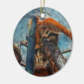 Blast Furnace Keramisch Ornament (Links)