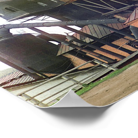 Blast Furnaces - 1910 Poster van de Foto van de K (Hoek)