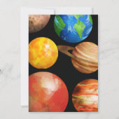 Blast of Birthday Invitation Kaart (Achterkant)