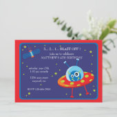 Blast of Birthday Invitation Kaart (Staand voorkant)