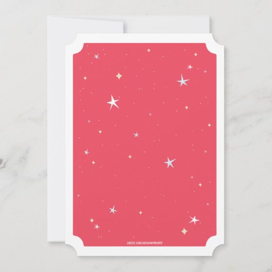 Blast of Birthday Invite Kaart (Achterkant)