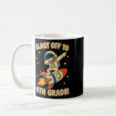 Blast Off 4e klas raket dab ruimte koele school V Koffiemok (Links)