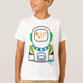 Blast Off Astronaut Boys T T-shirt (Voorkant)