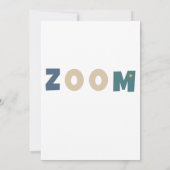 Blast Off Eerste reis rond de zon Eerste verjaarda Kaart (Achterkant)