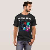 Blast off Ik ben 13 Verjaardag Astronaut 13e Space T-shirt (Voorkant volledig)
