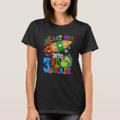 Blast Off Into 3rd Grade Student Teacher T-shirt (Voorkant)