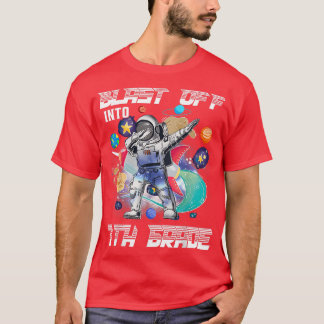 Blast Off Into 7th Grade Astronaut Space Back To S T-shirt