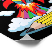 Blast Off Into Second Grade First Day Of School  Poster (Hoek)