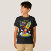 Blast Off Into Second Grade First Day Of School  T-shirt (Voorkant volledig)
