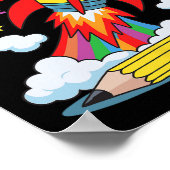 Blast Off Into Third Grade First Day Of School  Poster (Hoek)
