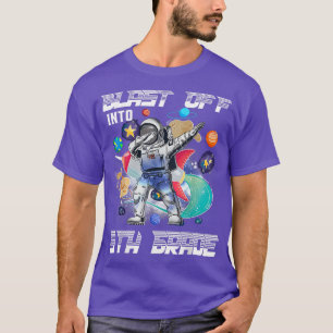 Blast off naar 5th Grade Astronaut Space Terug naa T-shirt