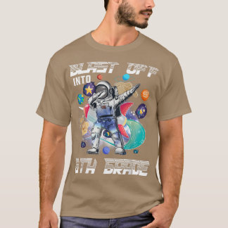 Blast off naar 6th Grade Astronaut Space Terug naa T-shirt