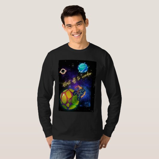 Blast off naar Wonder T-shirt (Voorkant volledig)