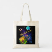 Blast off naar Wonder Tote Bag (Achterkant)