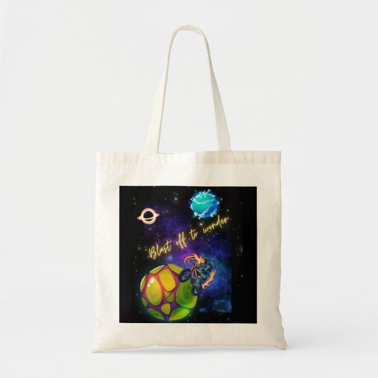 Blast off naar Wonder Tote Bag (Voorkant)
