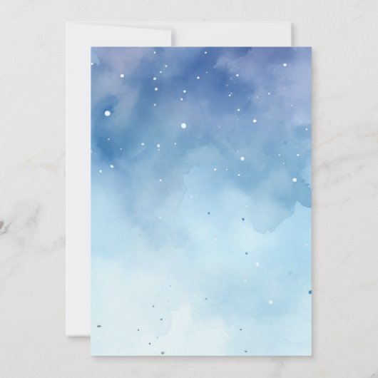 Blast Off Outer Space planeten Verjaardagsfeest Kaart (Achterkant)