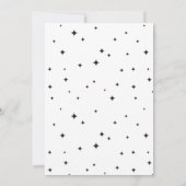 Blast Off Outer Space verjaardagsfeestje Kaart (Achterkant)