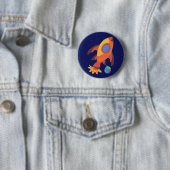 Blast off Rocket Ship Button (In situ)