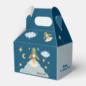 Blast off ruimte avontuur kinderen verjaardag bedankdoosjes (Voorkant Zijde)