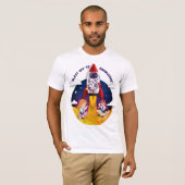 "Blast Off to Knowledge Rocket Schoolgirl T-shirt" T-shirt (Voorkant volledig)