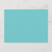 Blast Off! Verjaardagsfeestje met Ruimteschip in d Uitnodiging Briefkaart (Achterkant)