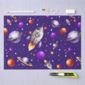 Blast-off verjaardagspartij tissuepapier (Craft)