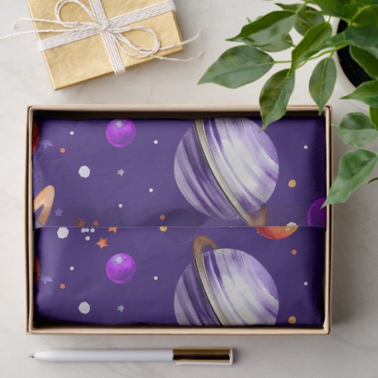 Blast-off verjaardagspartij tissuepapier (Geschenk)