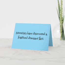 🦖💨 "Blast uit het verleden" Groet Bedankkaart