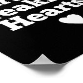 Blasting Farts &amp; Breaking Hearts Funny Valenti Poster (Hoek)