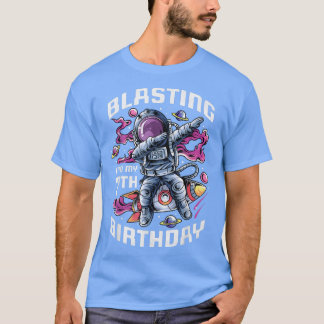 Blasting Into My 7th Birthday, 7 Year Old Astronau T-shirt