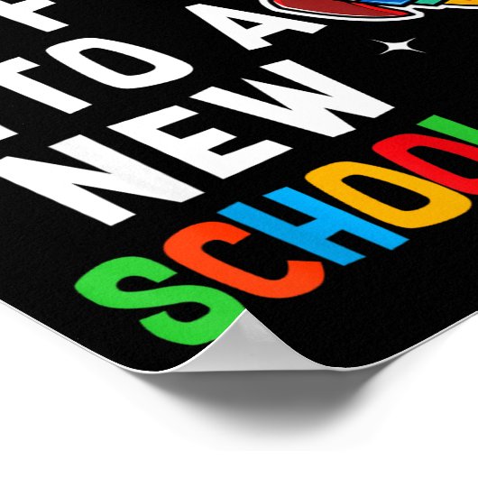 Blasting Off Into A New School Year First Day Teac Poster (Hoek)