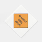 Blasting Zone Ahead Road Sign Servet (Hoek)