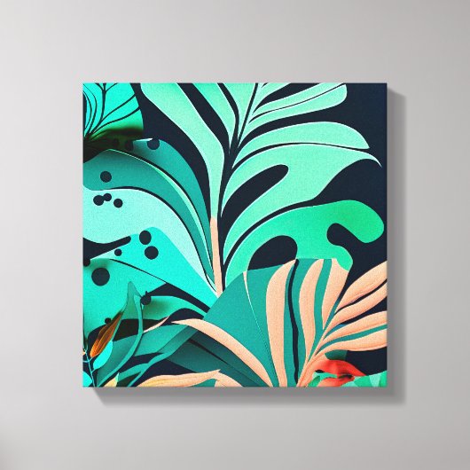 Blätter Canvas Afdruk (Voorkant)