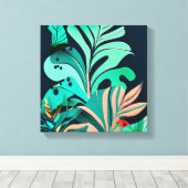  Blätter Canvas Afdruk (Insitu (Houten vloer))