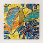 Blätter in Farben Legpuzzel (Horizontaal)