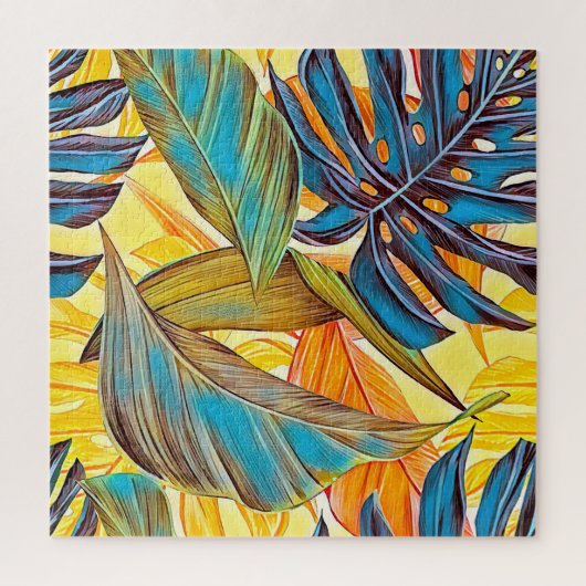 Blätter in Farben Legpuzzel (Verticaal)