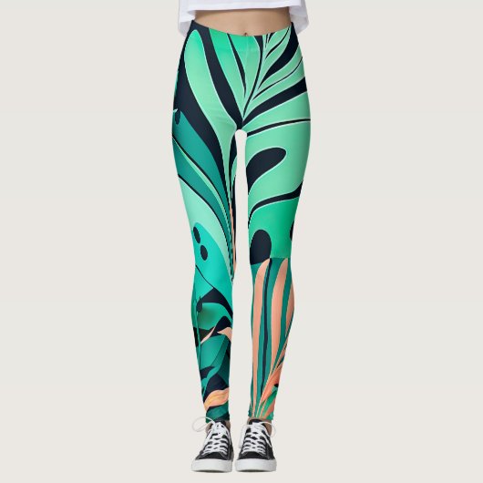  Blätter Leggings (Voorkant)