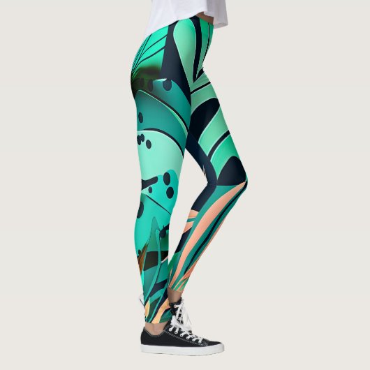  Blätter Leggings (Rechts)