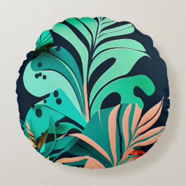 Blätter Rond Kussen