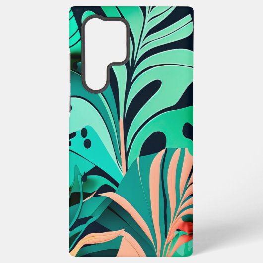 Blätter Samsung Galaxy Hoesje (Achterkant)