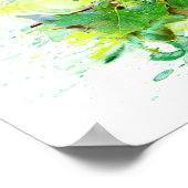 Blätter - Watercolor / Aquarell, Illustration Poster (Hoek)